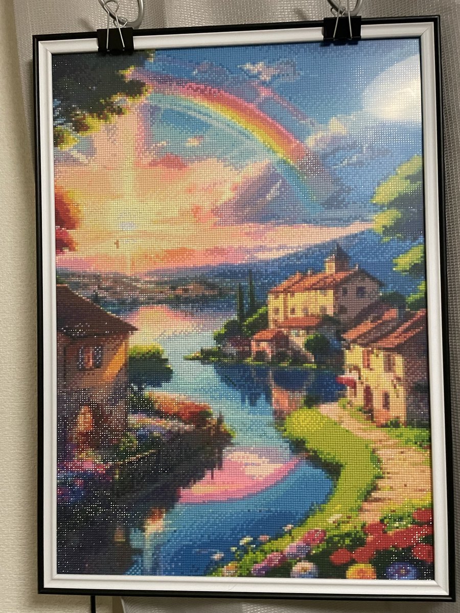 Coco_An2's tweet image. 前回やりました

123色アート

額縁にいれました！
来週リハビリ通院の時に
リハビリ室に飾ってもらうために
プレゼントします🙂