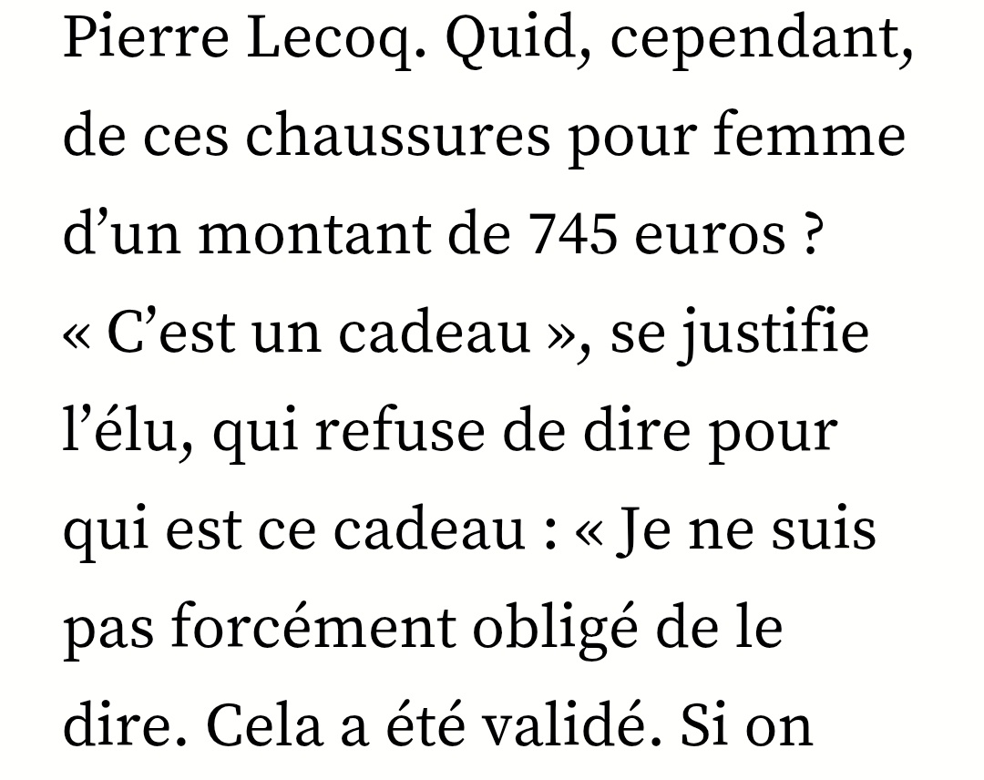 Mike_1er's tweet photo. Gauche / Centre / Droite,
Tous véreux, véreuses

Maire du 6, 
Des pompes à 750€ pour sa pétasse.

Facile de faire le beau avec l'argent de l'état, MON POGNON

C est ta femme qui va être ravie de l'apprendre

#PoliticiensVoleurs
#RendezNotrePognon https://t.co/L6Wl4wYiwn
