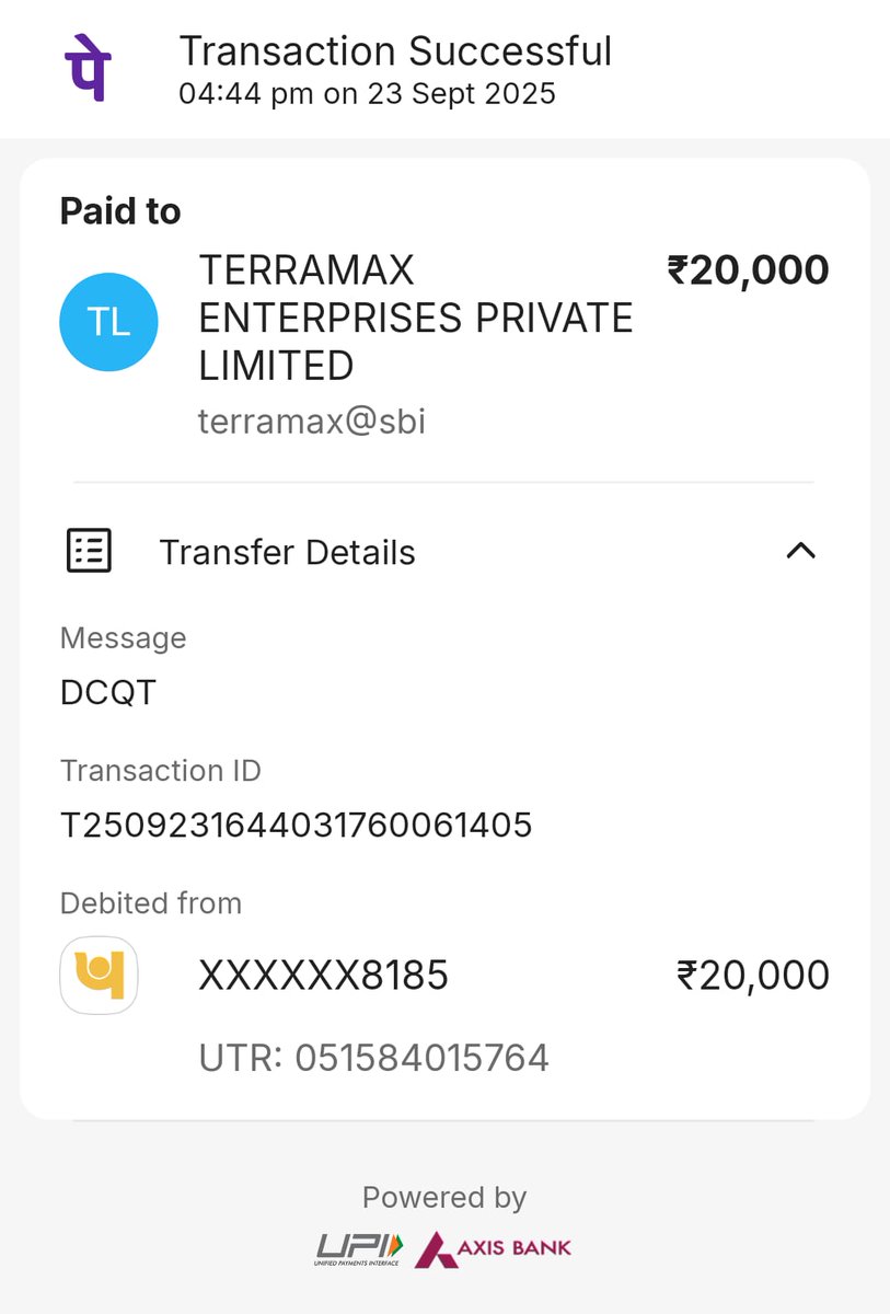 im_pushpendras's tweet photo. @FinMinIndia
@XM_COM  gets payment through many merchant UPI accounts. When transactions done by upi and traders submit the UTR no., this app interrupting the page and balance not received in trading account despite of deducting money. Ac 351612447 faced this. No solution by Xm https://t.co/EsldbpIAwA