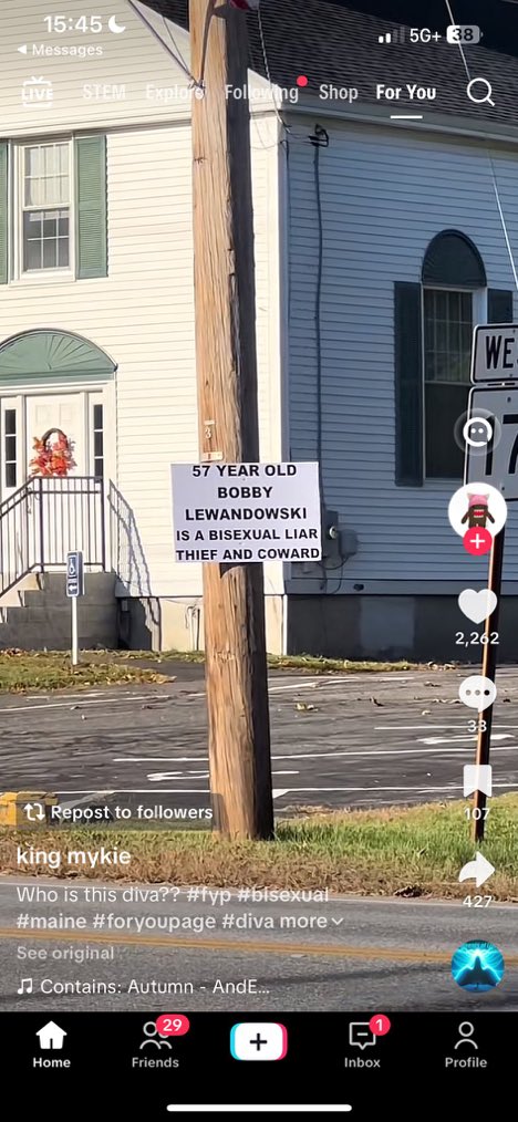 so my ex wife put up this sign