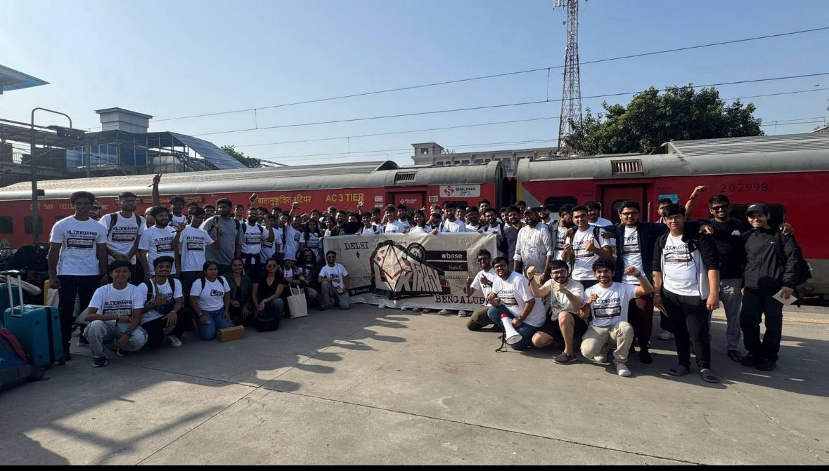 SoumikBaksi's tweet photo. Thanks to @denverjude , @cyrilbhau , @AniketRaj314, and the whole @devfolio , @ETHIndiaco team for the #Blocktrain experience!! Your guidance and input throughout the 2 hackathons really helped us a lot and we ended up winning @ETHGlobal NewDelhi🥹❤️!! https://t.co/CtInIc91g0