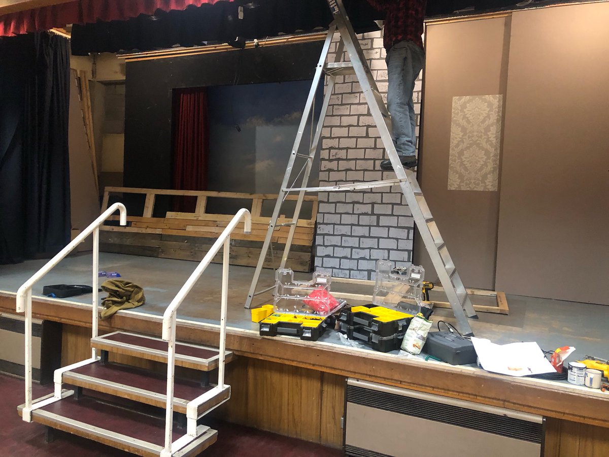 hoghtonplayers's tweet photo. Set construction has started for our next production  #blackaddergoesforth 

It’s a busy set - many scenes to capture in a small space - but we love a challenge 

https://t.co/cqfBVZDzNi https://t.co/65oxpCD3to