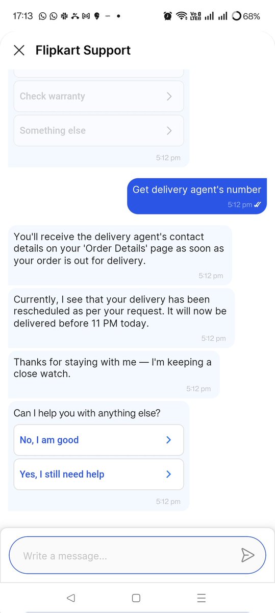 Nikhil24793's tweet photo. Order ID: OD435533790353921100

@Flipkart
order originally to be delivered by 26Sept. didn't got delivered, on 28Sept. since it's a shop address where delivery was requested &amp; 28Sept being a Sunday, we requested to reschedule on 29Sept. Till now product delivered. https://t.co/QVzUia0zub