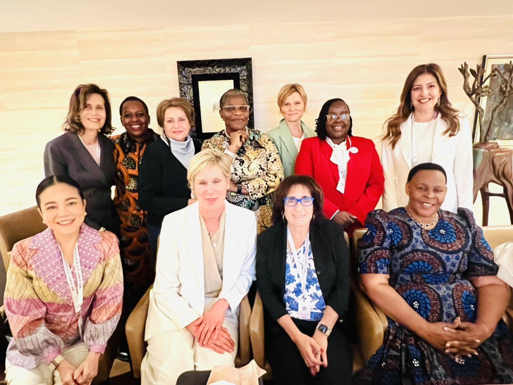 neemalugangira's tweet photo. So honoured to present the WPL Strategic Plan 2026–28: From Presence to Power at the #WPLSummit to our Country Ambassadors and distinguished women leaders. The positive feedback was energizing and I am inspired by the readiness and commitment for implementation to begin.
Pictured with 6 WPL Country Ambassadors 🇹🇭🇧🇪🇿🇼🇵🇰🇬🇷, alongside Silvana, WPL Founder & President; Ma @obyezeks WPL Board Chair, and Her Royal Highness Princess Esmeralda of Belgium 👑.
#WPLSG #PresenceToPower #WPLCountryAmb