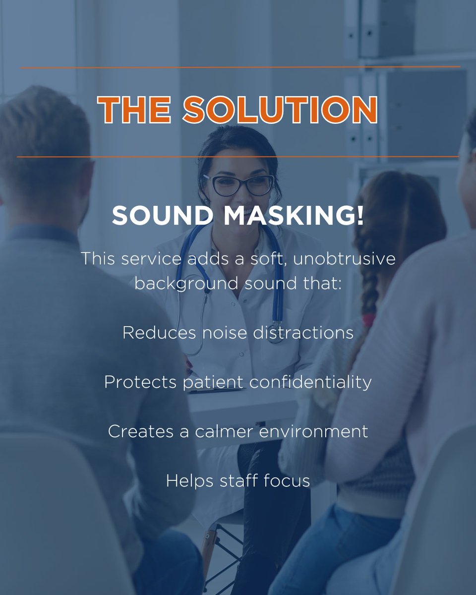 🙋‍♂️ Ready to transform your office with sound masking? Let’s talk. Use the link in our bio to get in touch today.  
#soundmasking #premiernetworx #techthatconnects #hipaacompliance
