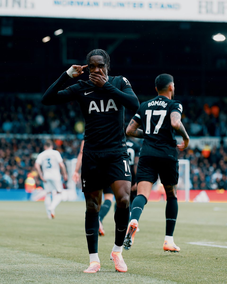 SpursOfficial's tweet photo. That first goal of the season feeling 😮‍💨 https://t.co/jFHkrs0Q4r