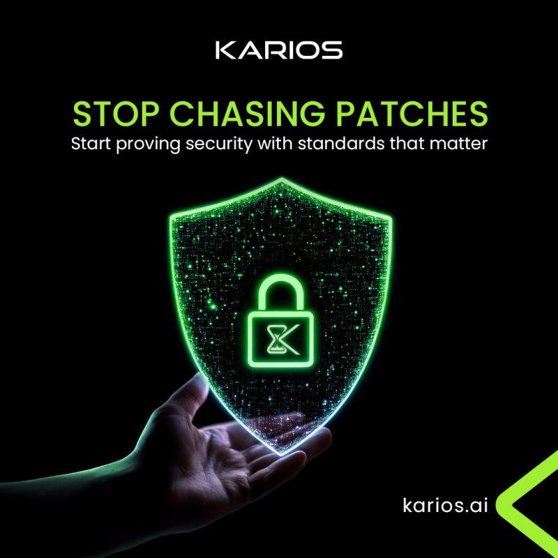 KariosAi's tweet image. Most platforms patch &amp;amp; pray. Karios doesn’t.

✅ Real-time threat visibility
✅ Standardized compliance scoring
✅ Automated responses
✅ Proven frameworks from NIST &amp;amp; DISA
Patch less. Prove more. Protect always.
#Karios #InfraSecurity #HCI #CyberResilience