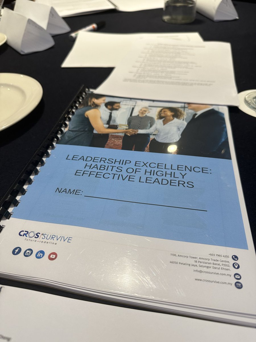 OCKGroup's tweet image. The best investment we can make is in our people 🙌🏼

2-day Leadership Program covering 7 Habits of Highly Effective Person 

#OCKGroup #7habits #LeadershipProgram