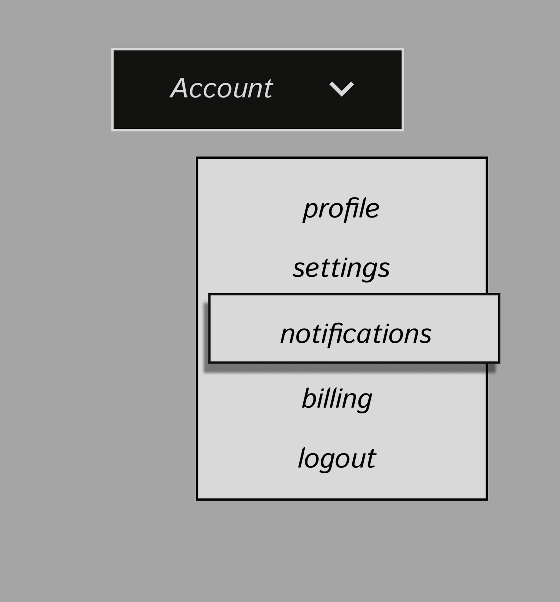plkamb's tweet photo. 27.
dropdown
#DailyUI https://t.co/yWP88xKaLl