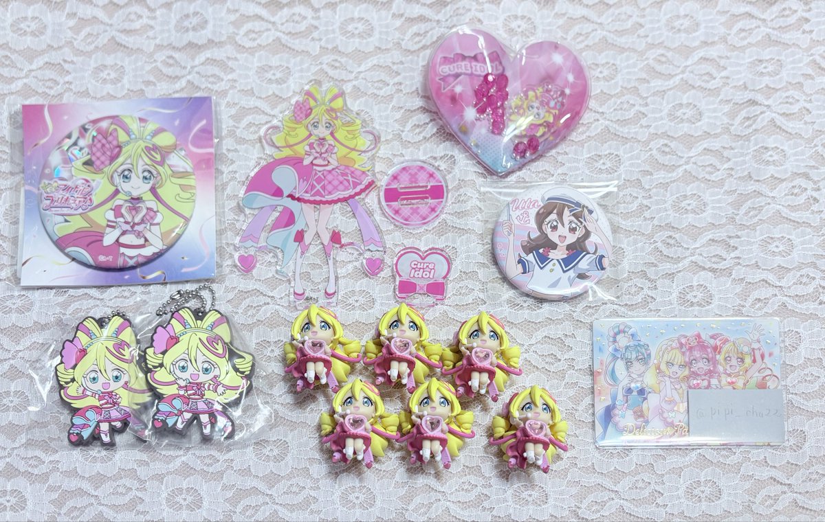 ꒰ 譲渡 / 買取 ꒱
キミとアイドルプリキュア キミプリ キラトレ グミカ 缶バ アクスタ ラバスト スイング キュアアイドル 咲良うた

꒰ 求 ꒱ ~定価(希望額)+送料
　　　　　　PayPay or メルペイ

꒰ 譲 ꒱画像1､2

お品物の詳しい状態はATL。
検索からでもお気軽にお声掛けください🍀