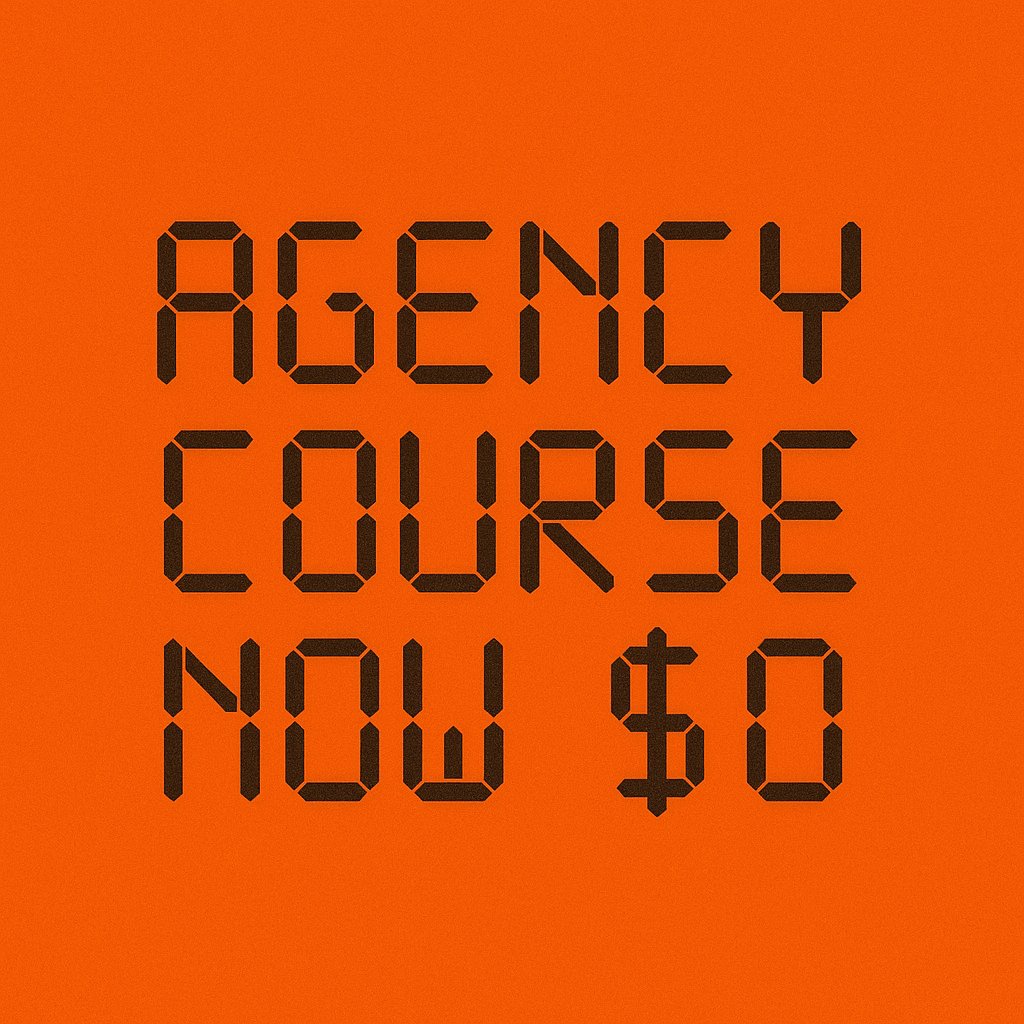 andrewfoxwell's tweet image. Free Agency Course!

We have made our agency course $0. That&apos;s right. Enjoy. Used to be $300.

foxwelldigital.podia.com/foxwell-digita…
