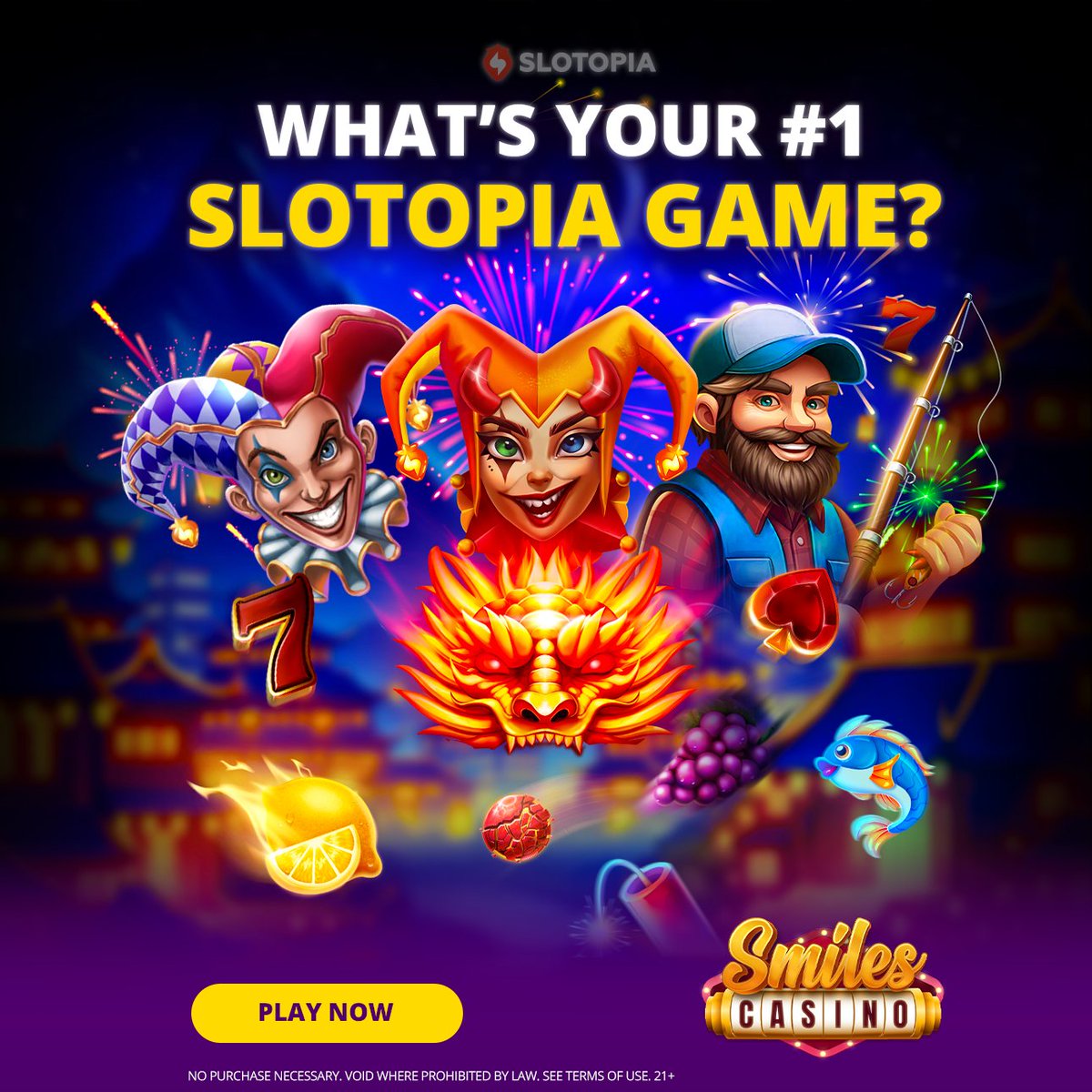 🎉 Provider of the Month Spotlight 🎉

This month, we’re giving the stage to SLOTOPIA! ✨
From fiery fruits and sparkling sevens to daring treasures and cheeky jokers, Slotopia brings endless variety and vibrant fun to every game.

👉 What’s your favorite Slotopia game to play?