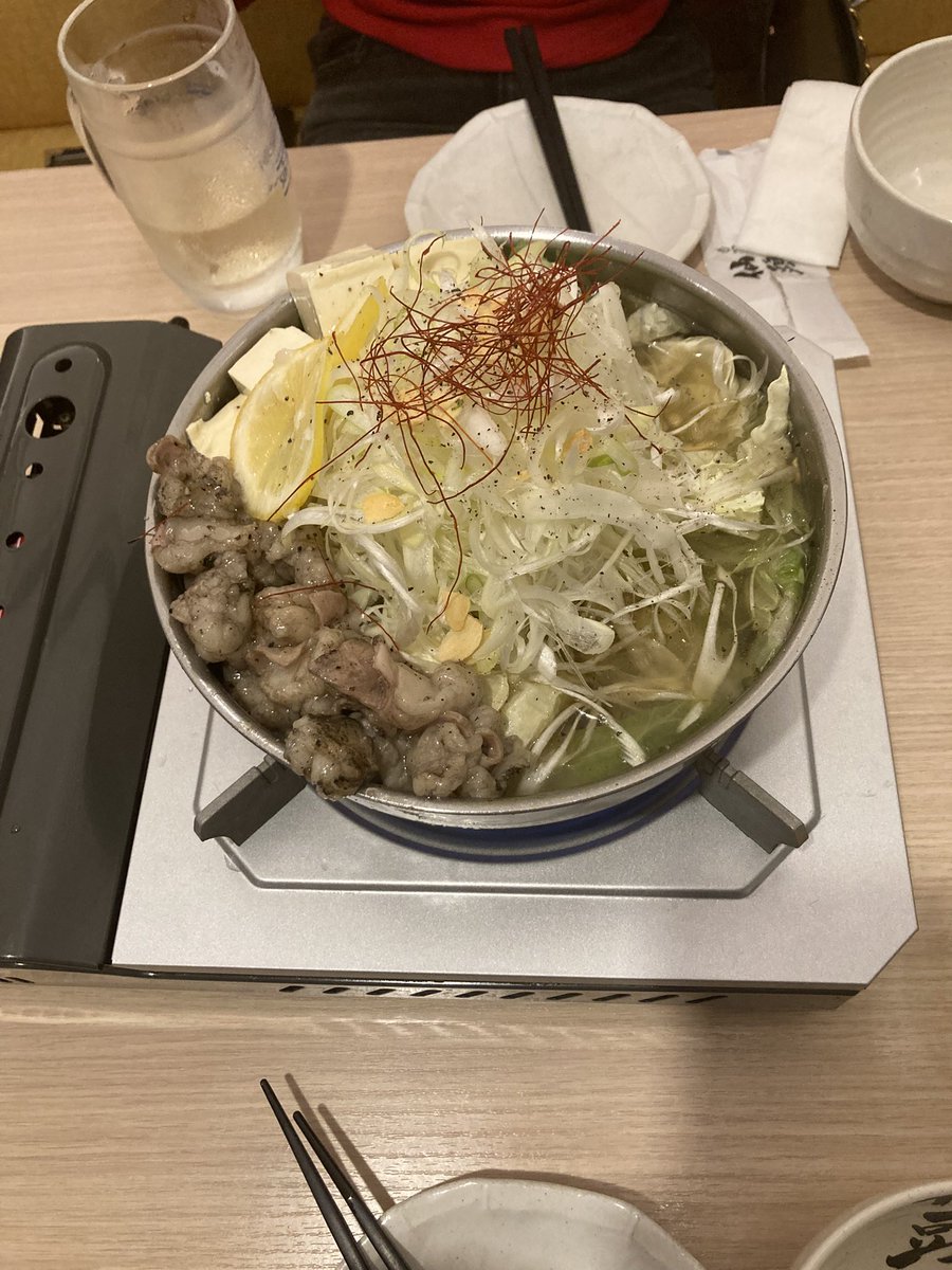 初もつ鍋🍲