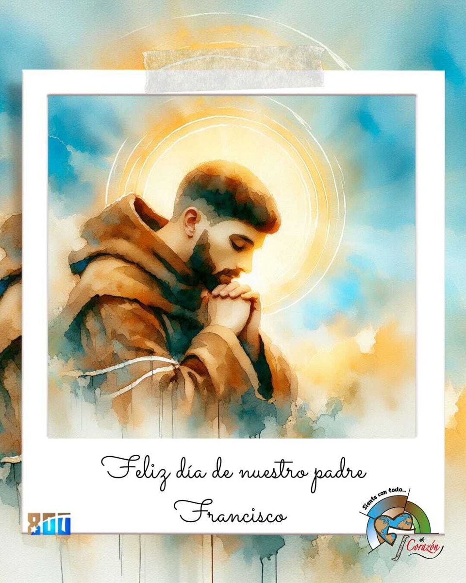 ¡Feliz día de nuestro Padre San Francisco de Asís! ❤️🌻