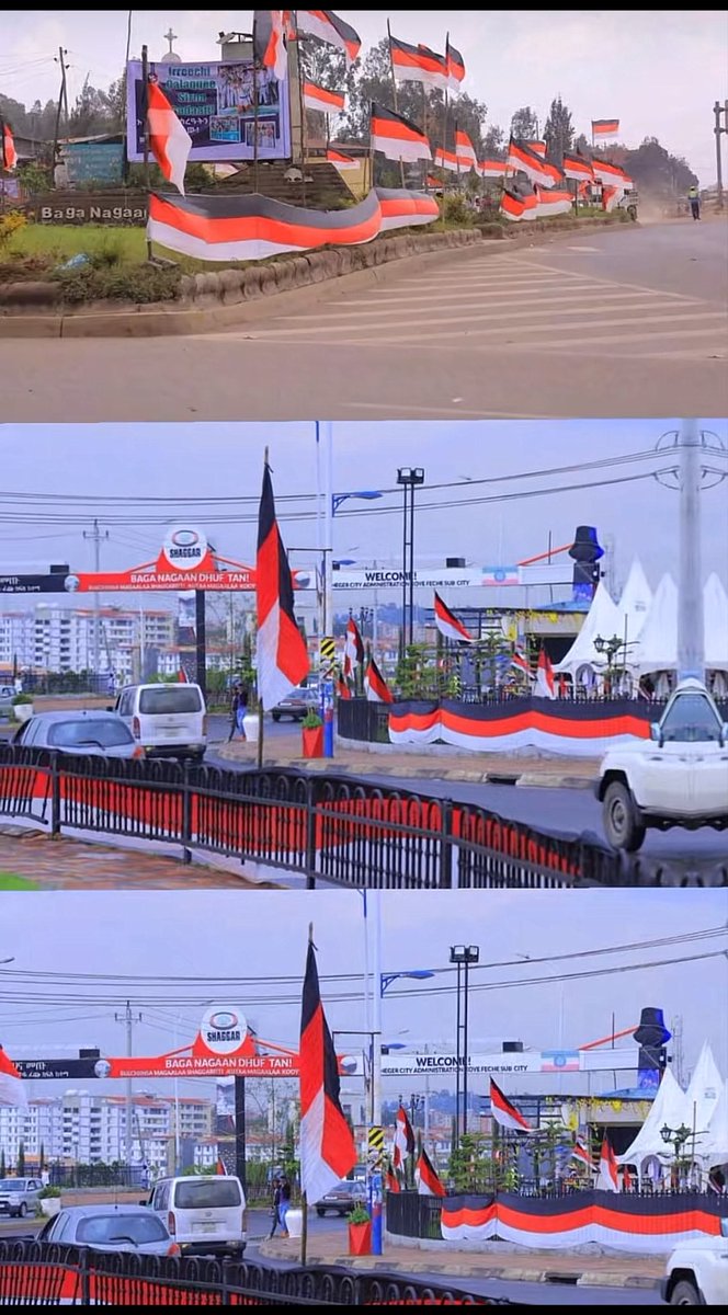 oneEthiopi8kt's tweet photo. Irreechaa, the Oromo thanksgiving, is now a state spectacle. Oromo flags fly freely. Government media broadcasts it nationwide. Police protect the ceremony. Itโs not just culturalโitโs political. #Ethiopia #Amhara #Irreechaa #Oromummaa #UnityNotUniformity https://t.co/Xr0L0M2ITL