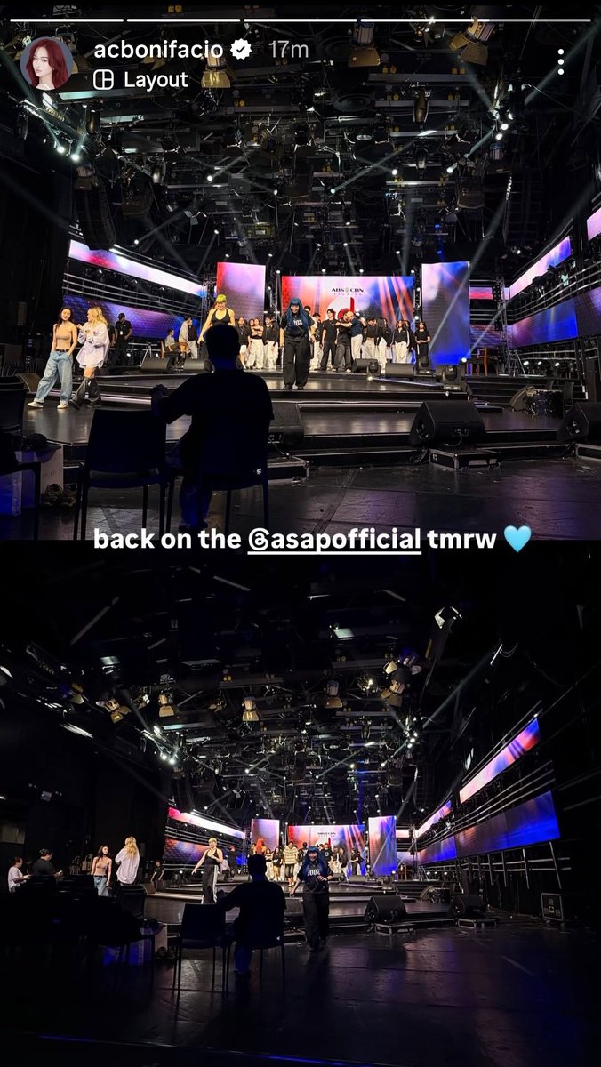 acnfam_ofc's tweet photo. [🔔] 10.04.2025 AC posted an instagram story!

back on the @ASAPOfficial tmrw 💙

🔗: https://t.co/KvXgaqzknL

#ACBonifacio
#ASAPOfficial https://t.co/45dELhgEHc