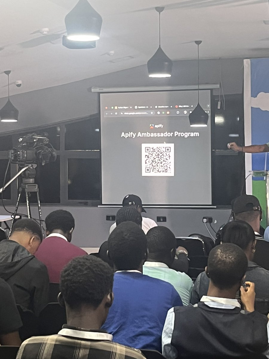 beutech_codes's tweet image. Live @PythonNigeria 

Listening live to @Sauain about @apify 
#PyConNG2025 

You can also be an ambassador for @apify , and you’ll get support for your community also