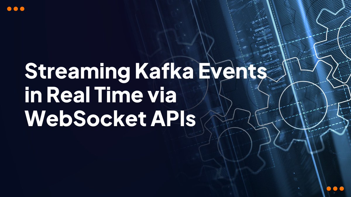 wso2apimanager's tweet image. 🚦Securely deliver live Kafka events to your clients instantly with a managed WebSocket API. Read our new blog post.

Get the full story here: wso2.com/library/blogs/…

#kafka #async #websockets #streaming #APIs