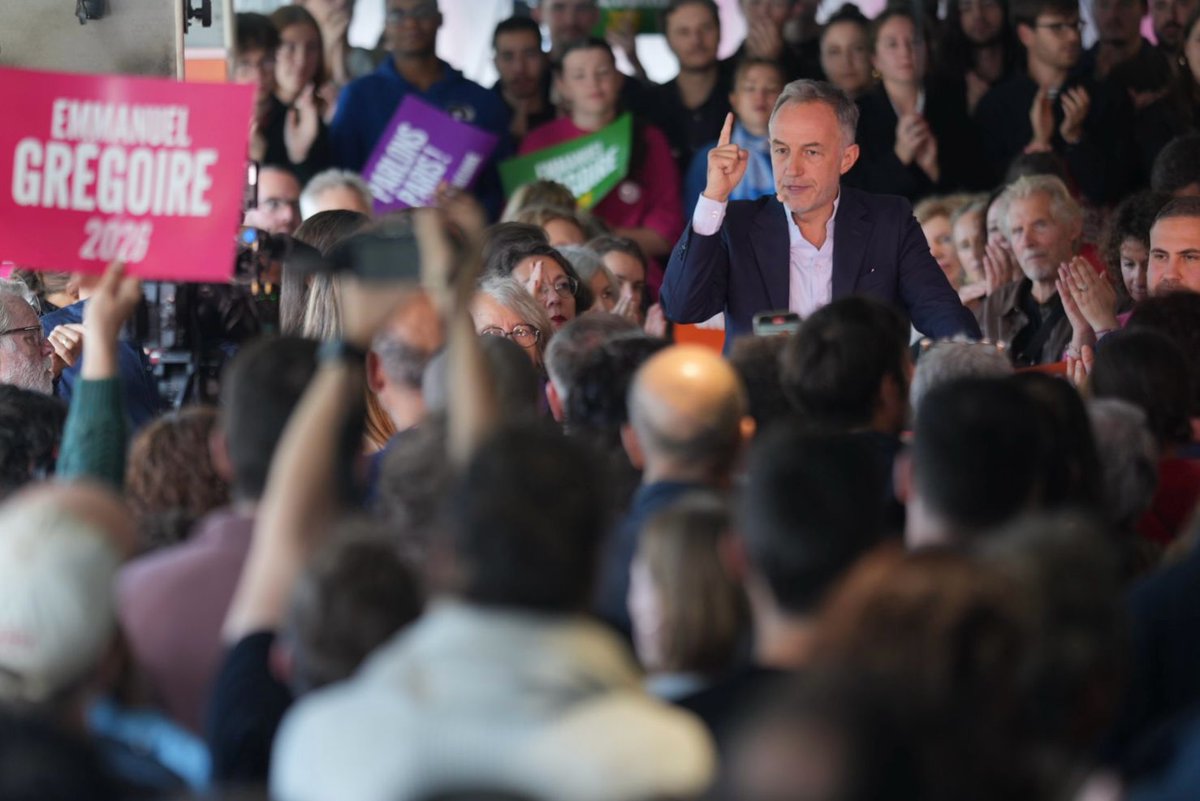 C'est parti avec <a href="/egregoire/">Emmanuel Grégoire</a> pour que Paris reste une ville qui défend les services publics, qui défend l'école publique, une ville toujours plus verte. C'est parti pour un <a href="/Paris_En_Grand/">Paris en Grand</a> ! 
#Gregoire2026