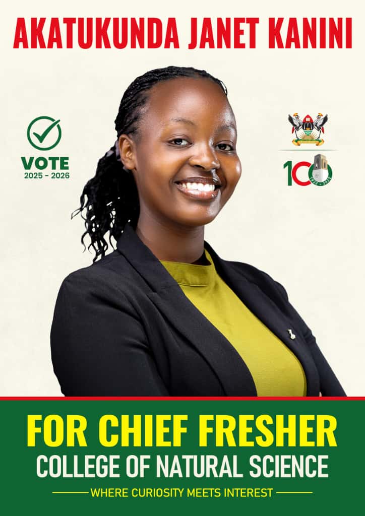 <a href="/MakCoNAS/">Makerere University College of Natural Sciences</a> Freshers have raised their voices Louder and they have been Heard📌
Congratulations <a href="/JanetAkatukunda/">Janet. A. K.Kanini.♥️</a> the Chief Fresher of the Model college 🤝 A young Honourable ready to Frontline Freshers' welfare and champion their better stay💪 Keep shining our new young leader 🙏