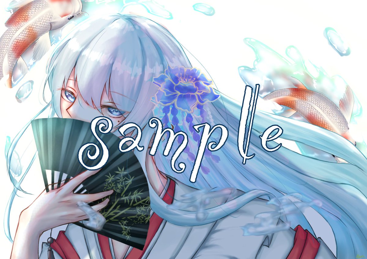 KenCha1317's tweet photo. メインストリーム2025に出展する作品の一つです🐟🩵
 #IYN #illustration #イラスト https://t.co/gHYZhTFlNF