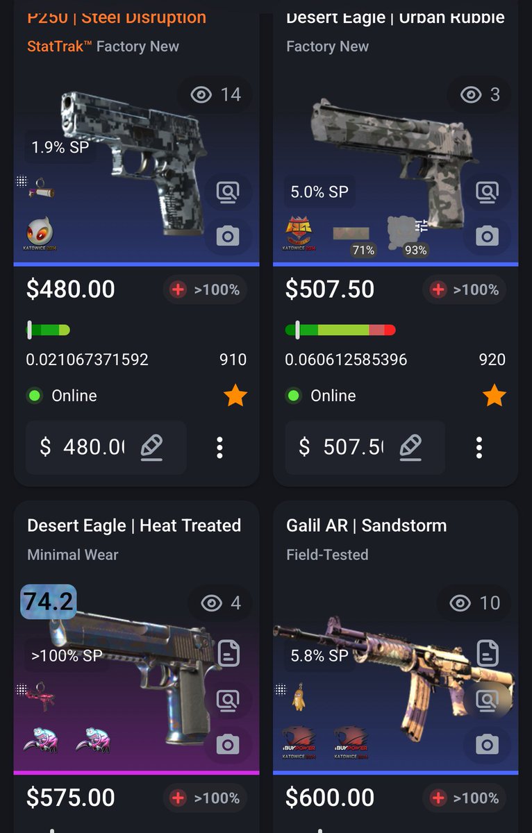 CSCorkyThatcher's tweet image. 🚨 🚨 🚨 

[H] these amazing skins in pic

[W] crypto

Looking to sell one or two items to increase current crypto position. Comment or DM offers 📥 

Thank you and have a great day