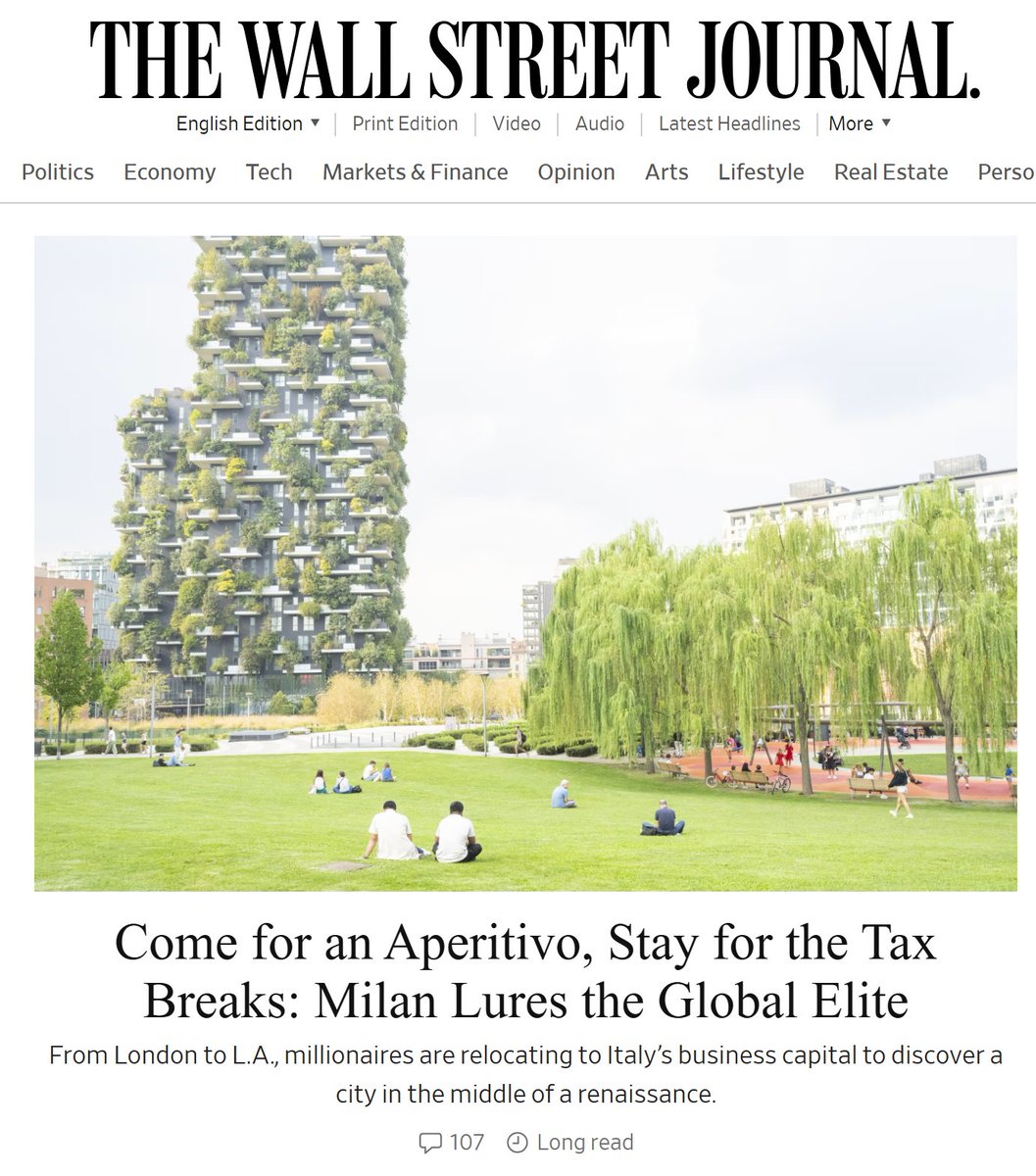 Interessante questo articolo su #Milano 

wsj.com/business/milan…