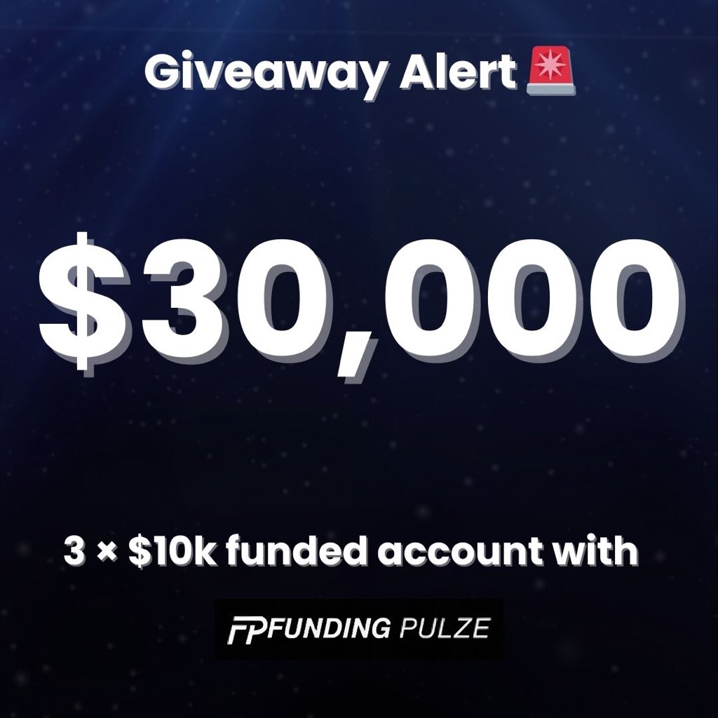 QueenTea__'s tweet image. 🚨 Giveaway Time 3 X 10k account 🚨

Rules : 
Follow @fundingpulze @QueenTea__ @benizazyfx
• Like and Repost this tweet
•Tag your 3 friends

Also follow @cableanalyst  @goldukaegb @Lucid_AMG  @Fairy_Trades 

Also signup : user.fundingpulze.com/user/signup
Winners will be announced within…