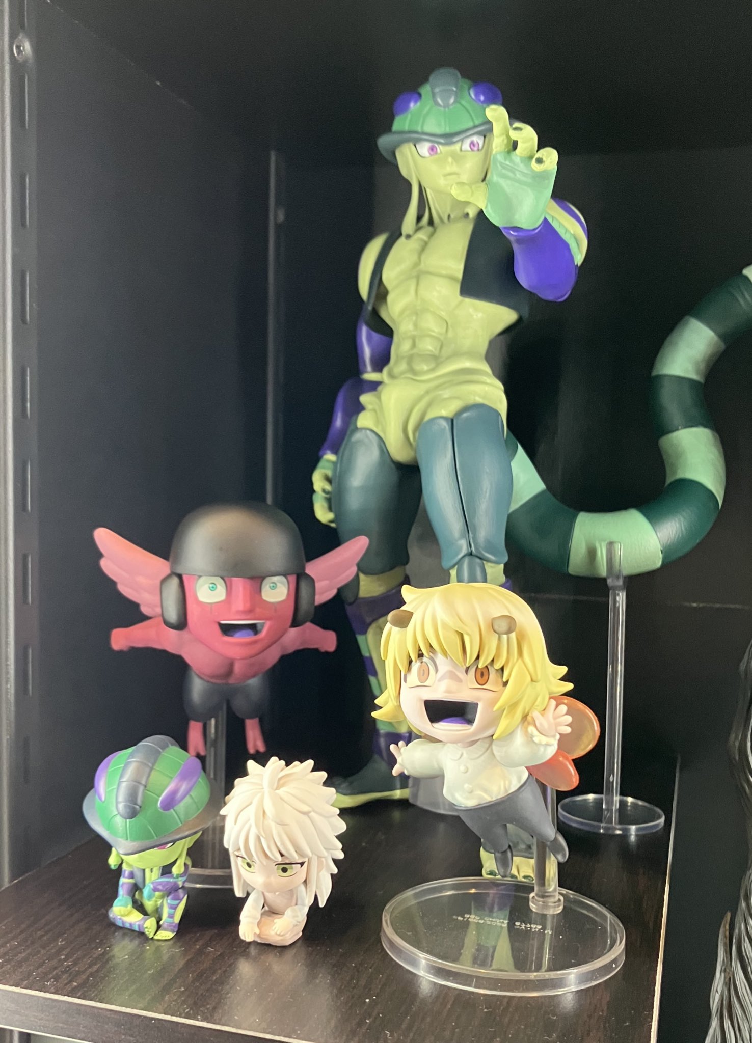 ハンターハンター　一番くじ　メルエム　ユピー　プフ　フィギュア HUNTER × HUNTER 一番くじ A賞 メルエム F賞 プフ ユピー3点