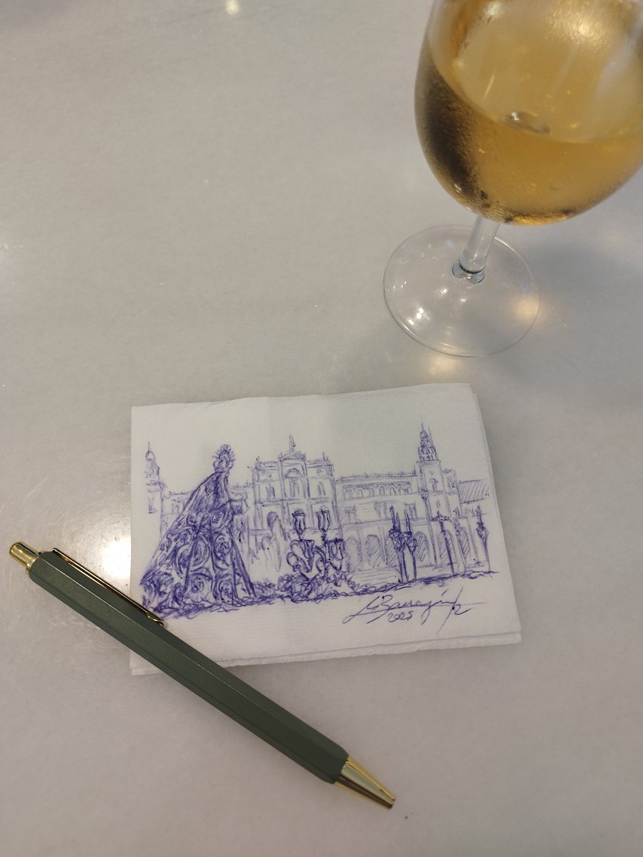 arte_mbr's tweet photo. Las imágenes históricas merecen servilletas históricas.

#LaMisionDeLaEsperanza por la Plaza de España.

¡Os esperó en Chiguato!

#ServilletasconArte #Servilleteando https://t.co/979S1irWWy