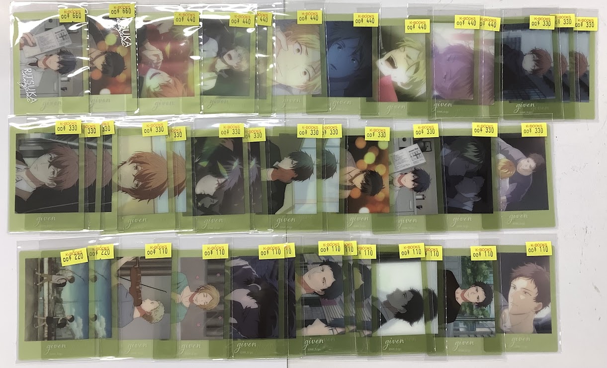 ギヴン グッズまとめ 映画『ギヴン』劇場グッズ詳細公開！映画公開日から各劇場