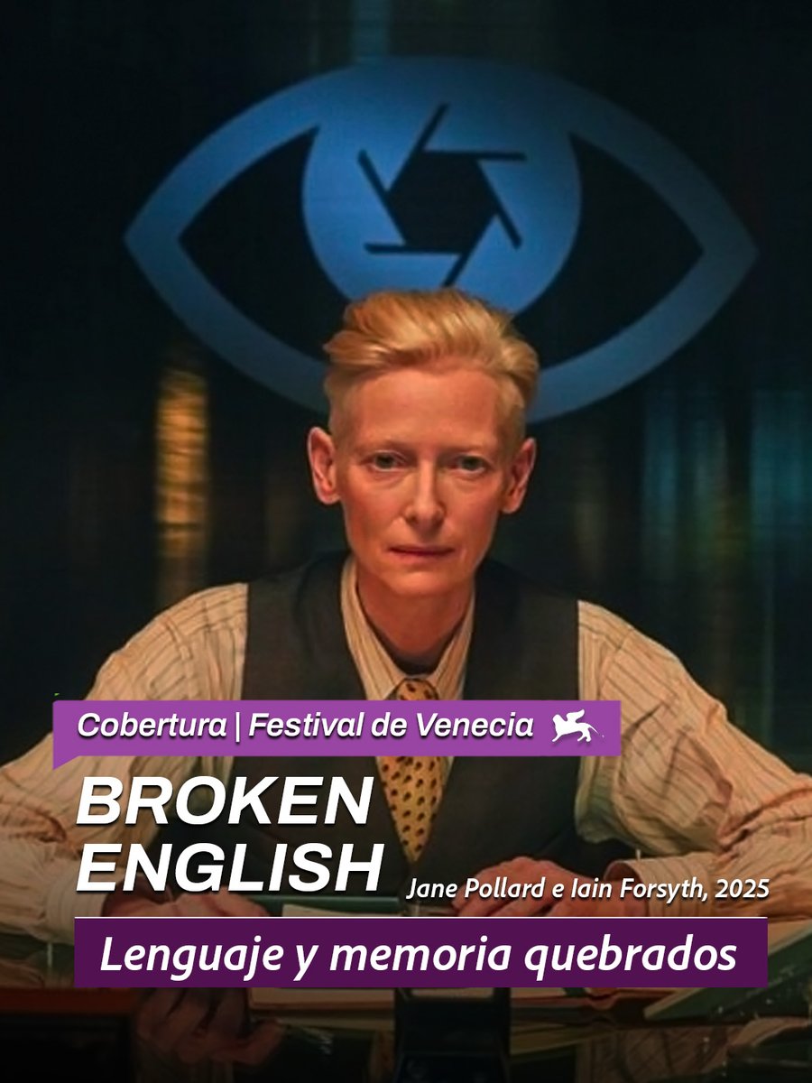 Desde el título se abre un campo de tensión: Broken English no solo hace referencia a un lenguaje fragmentado, sino que también simboliza las rupturas en la vida, la memoria y la sociedad.

por Liane Ströbel
En 35🔴: tinyurl.com/ykfv6mw8

#tildaswinton #mariannefaithfull