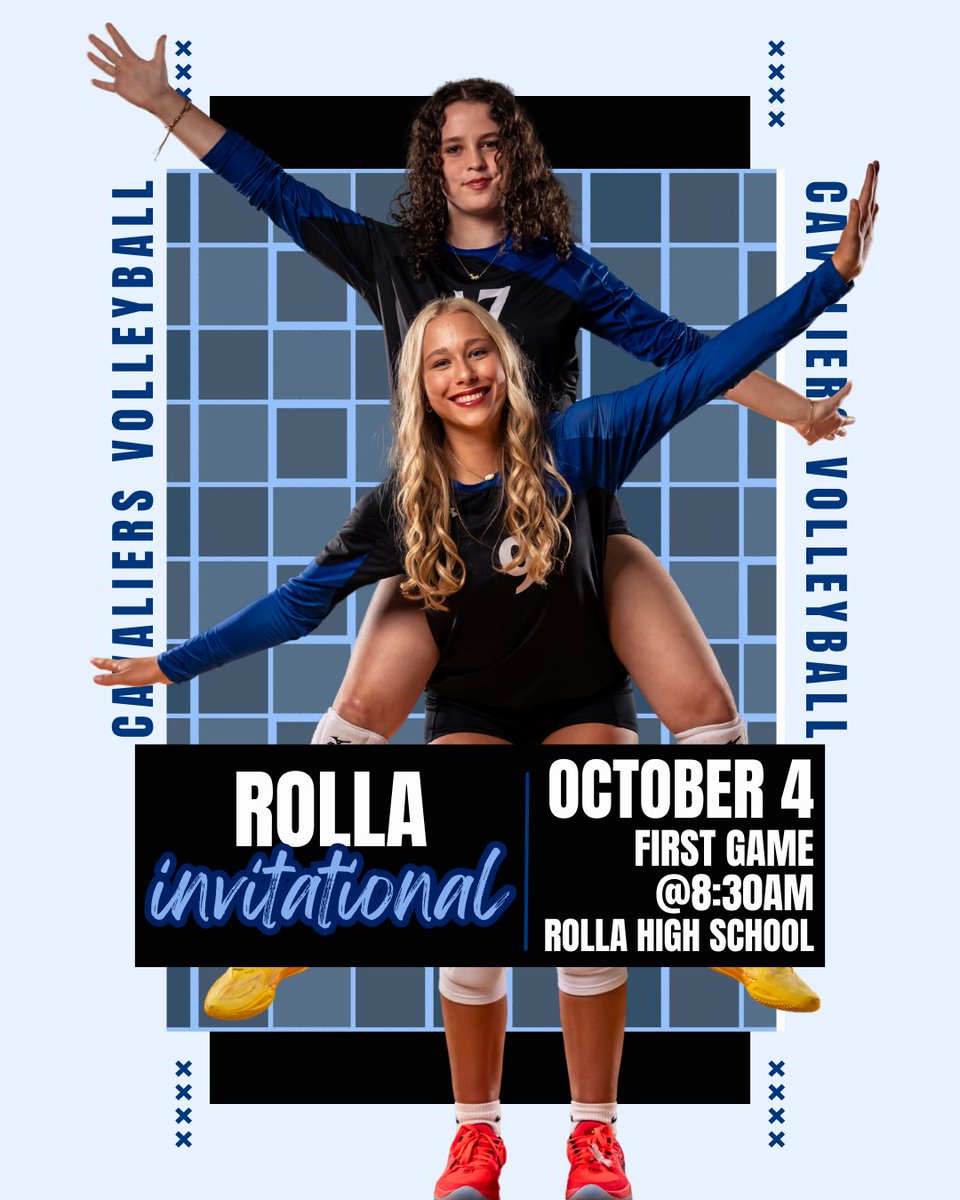 CapCityCavsVB's tweet photo. Tournament Day for Varsity! They are headed to compete at Rolla High School this morning🏐 GO CAVS GO! https://t.co/BdglN4CRp9