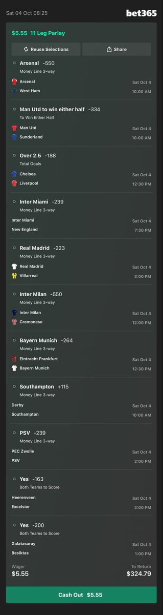 “Honey, give me my Money 😂” Acca 

Let’s go 🔥🔥🔥

Add To Your Bet Slip - nj.bet365.com/s/r/5GRNM