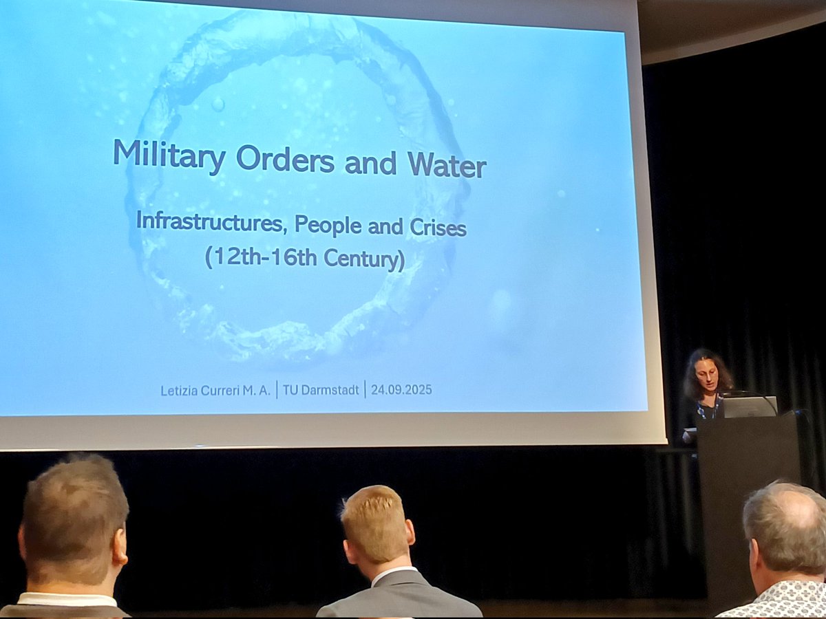 MLetiziacurreri's tweet photo. The 12th Forum for Young Researchers of Military Orders (Ordines Militares Colloquia Torunensia Historica) on 24.09!

Presenting my PhD project on Military Orders and waters, ongoing since 2022.
Huge thanks to the organizers &amp; colleagues for the feedback!
#sscle #militaryorders https://t.co/IK3hRoZwNi