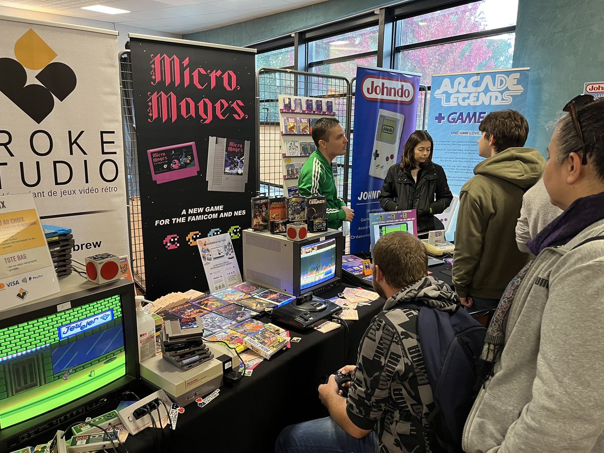 Passez nous voir au Savoie Games Festival, aujourd’hui et demain !
@srgfestival

Sur notre stand, accompagné de <a href="/johndostudio/">Joh / Johndo</a>

👋
