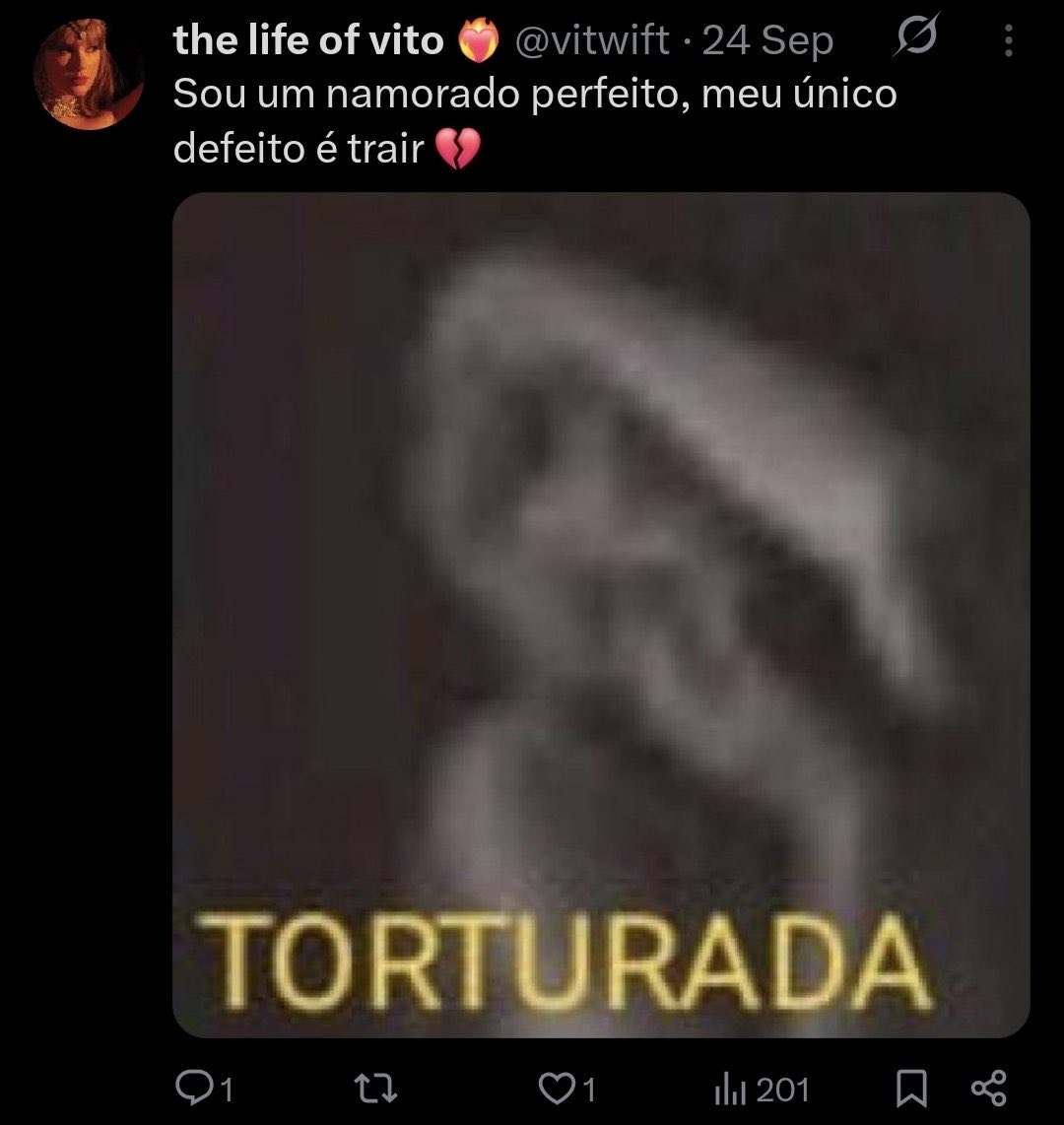 “n sei pq meu namorado terminou comigo pq eu vou em um show desacompanhada”

O motivo: