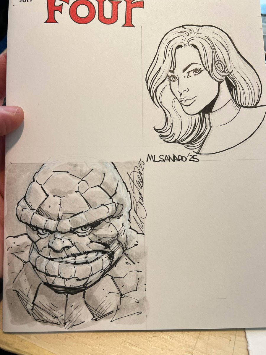 Live da MOMOMANGA 💫

#dccomics #marvel #commission #sketch #blankcover