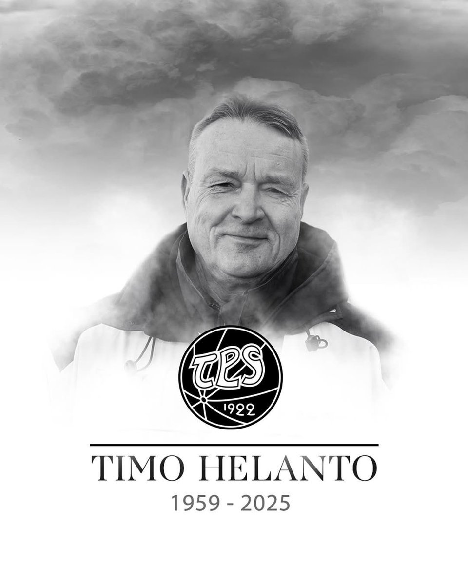 TPS-yhteisö on saanut suru-uutisen. Pitkäaikainen toimija Timo Helanto on menehtynyt. 🕊️

Timo vaikutti seurassa mm. juniorivalmentajana ja joukkueenjohtajana. Hänet muistetaan hyvin myös yhdeksästä kaudesta juniorijääkiekon hallituksessa.

Kiitos kaikesta, Timo. Lepää rauhassa.