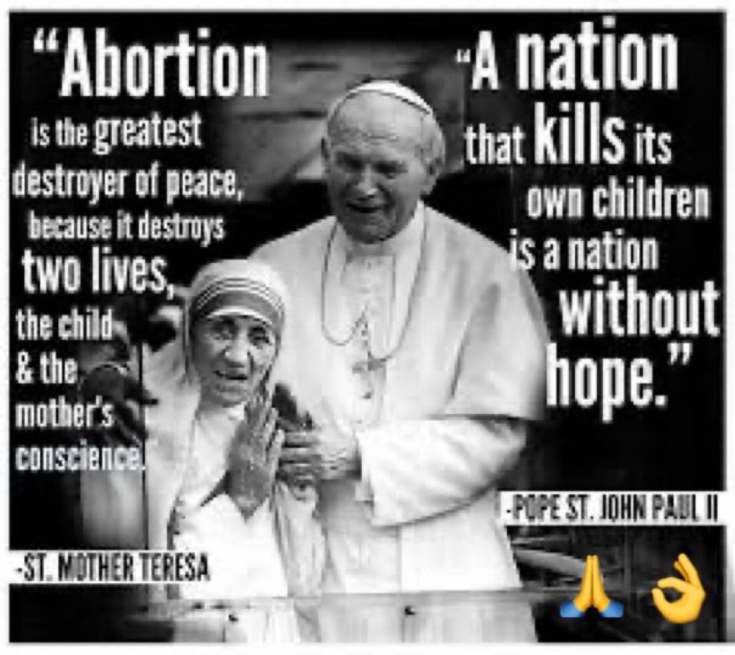 DeplorableAme12's tweet image. Leo may be @Pontifex but he’s not #Infallible in his socialist opinions nor is he a Saint … 
❤️ #ProLife 🙏 👌 
cc: @VP @SecRubio @USCCB