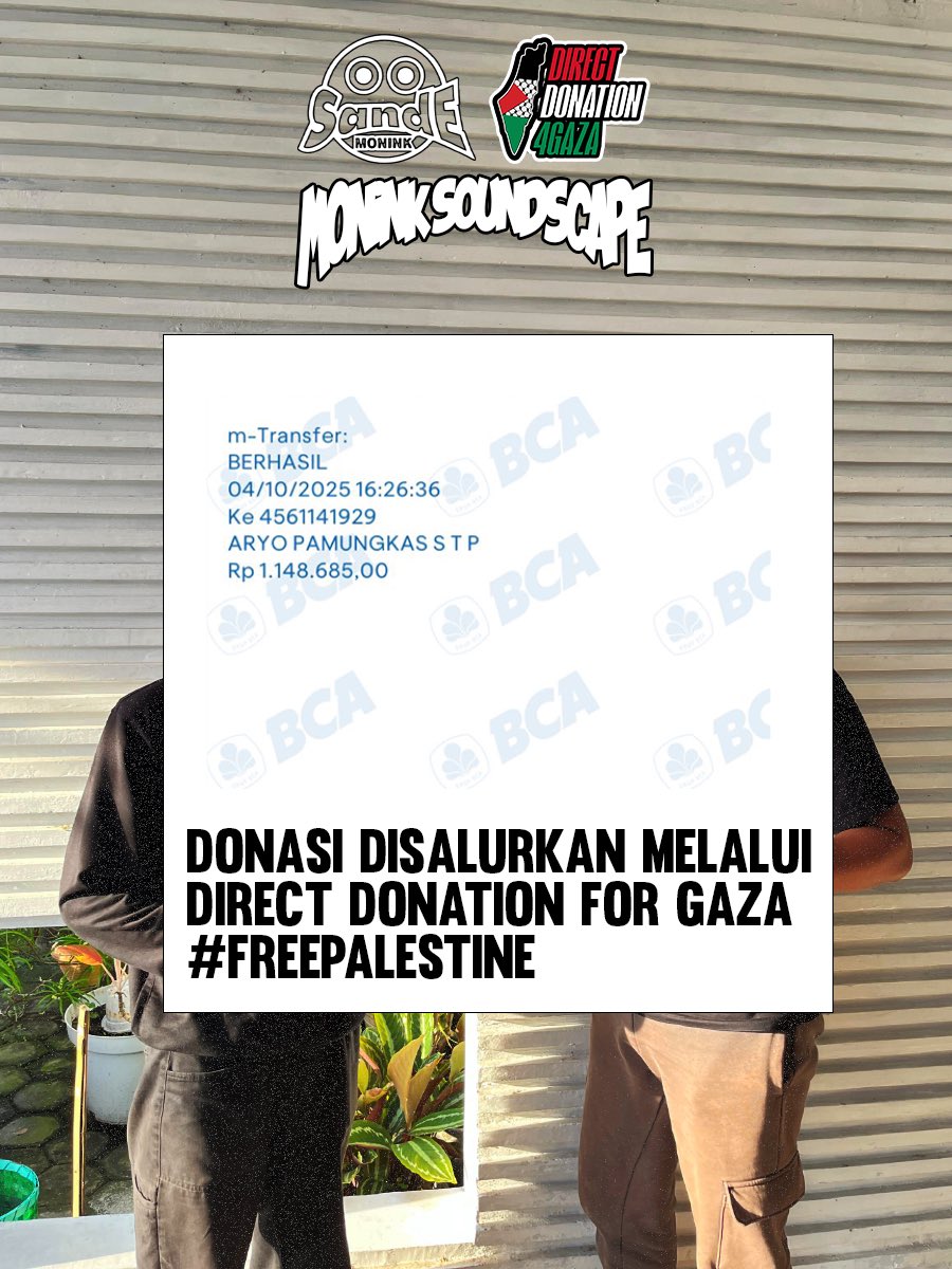 sandemonink's tweet photo. Puji Tuhan 
Kami mengucapkan banyak terimakasih kepada seluruh insan yang telah berpartisipasi pada gigs jumat lalu, kami informasikan jumlah total donasi dari scan QR, penjualan stiker dan zine yang terkumpul adalah Rp1.148.685. https://t.co/pYnA5RGFYV