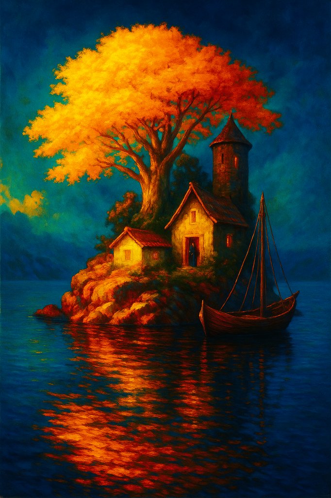 Others lived in sprawling, bustling cities, but I chose this island. The quite serenity it offered allowed me a place of solace and meditation I couldn't find anywhere else. Here, I could listen and become one with Luminar. 

#PulpFable #digitalart #digitalartwork #fantasy #art