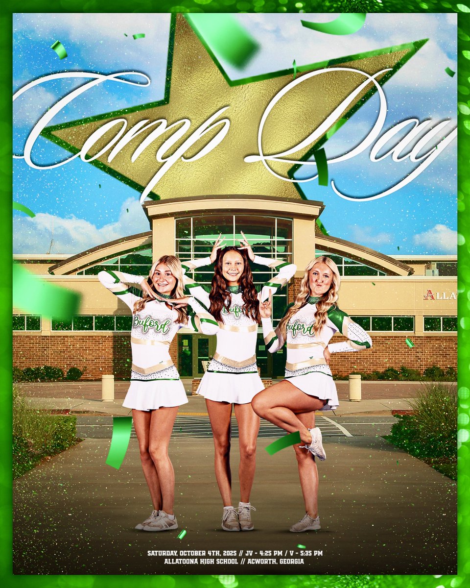 time to shine 💫

at Allatoona // JV - 4:25 pm V - 5:35 pm