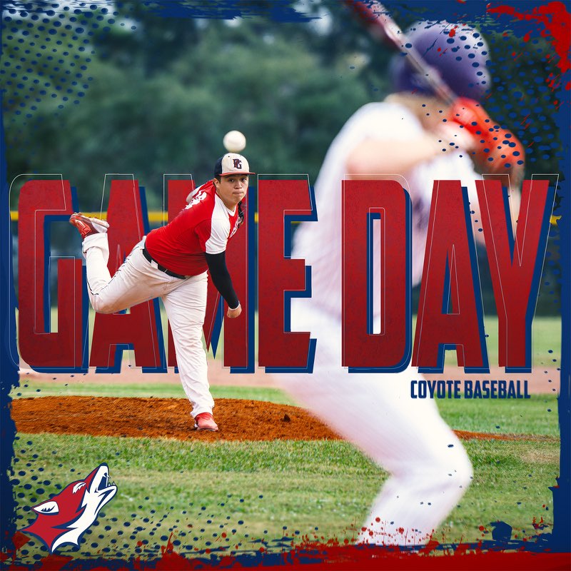 It's Game Day! Game 1 &amp; 2 away in Nacogdoches vs SFA. 4310 Appleby Sand Rd. Nacogdoches, TX  75965. Nacogdoches High School. Let's Go Coyotes!