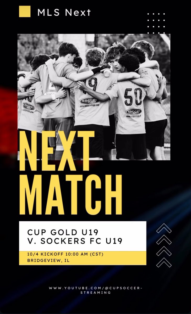 🐺⚽️ Match day! 🗣️
MLS Next Homegrown Division 👀
Cincinnati United Premier (CUP) 🏆
🆚 
Chicago Sockers FC 🧦

🗓️ Saturday Oct 4th
🕔 10:00am CT
🏟️ Bridgeview Sports Complex Field 2

#woolfebros
<a href="/wearesoccer_oh/">We Are Soccer Ohio</a> <a href="/soccervillage_/">Soccer Village</a> <a href="/CSAPrepStar/">PREPSTAR</a> <a href="/Smedley033/">Smedleys Soccer Site</a> <a href="/ImCollegeSoccer/">College Soccer Truth ™</a>