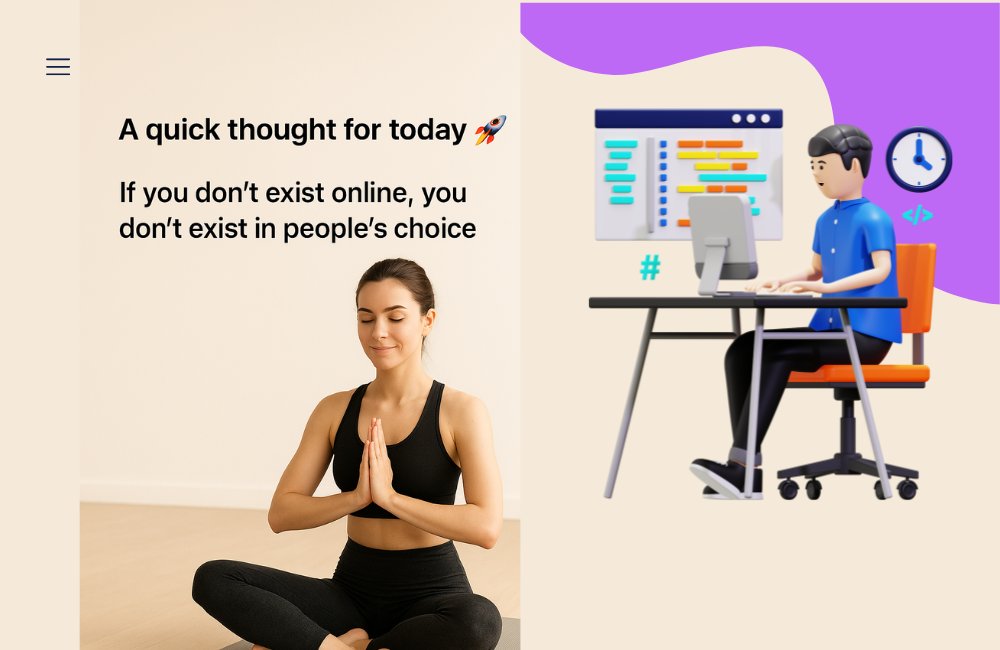 hannanAsarder's tweet image. DM me — I design clean, modern sites that bring real clients.
#YogaInstructor #GymWebsite hashtag#LifeCoachWebsite #WebDesignForWellness # PilatesWebsite#WellnessWebsite