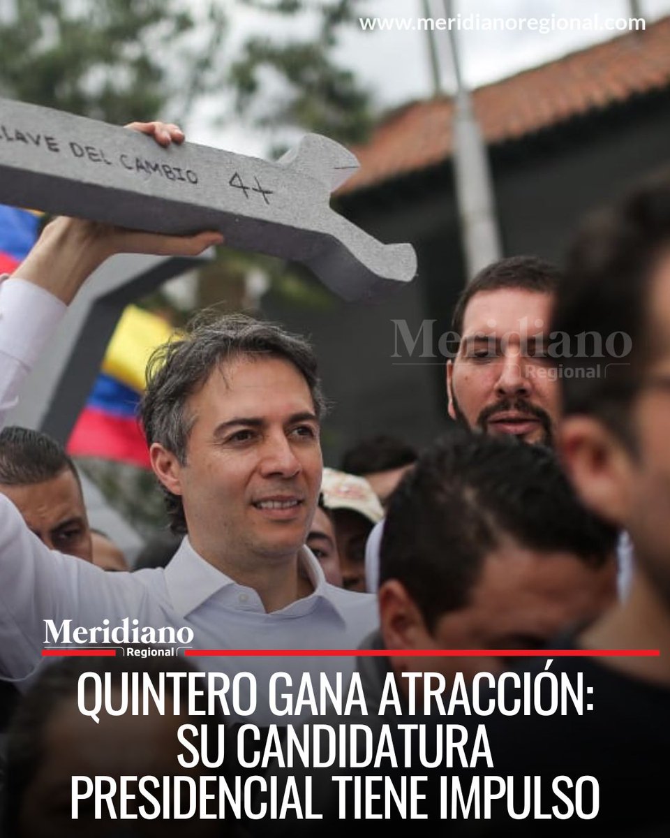 MeridianoR_CO's tweet image. #DanielQuintero | #EsNoticia |📌 El exalcalde de Medellín, Daniel Quintero, ha consolidado su aspiración presidencial para 2026 y esta semana presentó una propuesta que apunta al corazón de uno de los temas más urgentes del país: la seguridad. Propone instalar un millón de…