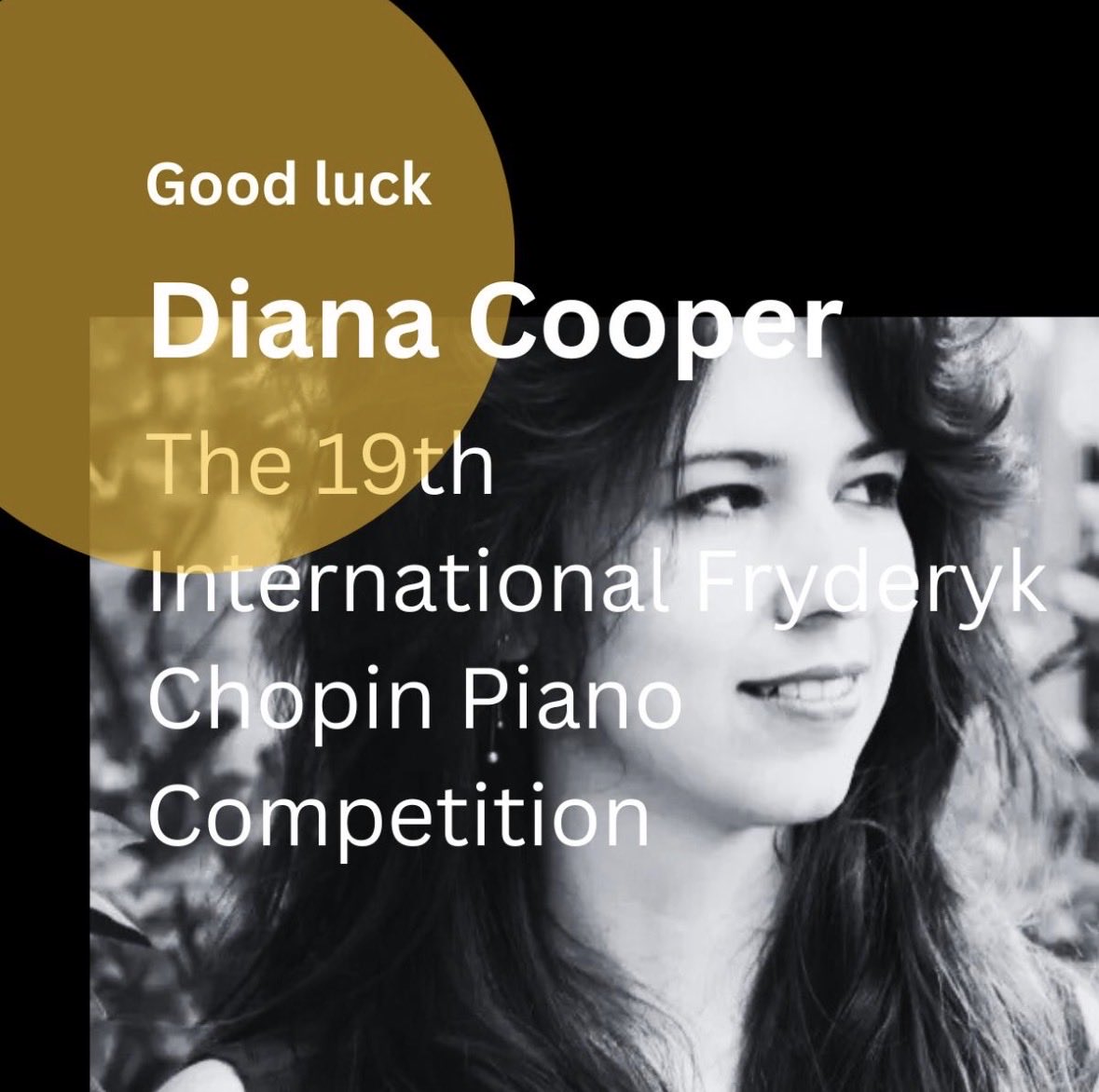 Good luck to Diana Cooper in the latest round of Chopin concerto competition. We recently had the privilege of workshopping Chopin’s E minor Piano Concerto with her and we’re following her progress very closely.
