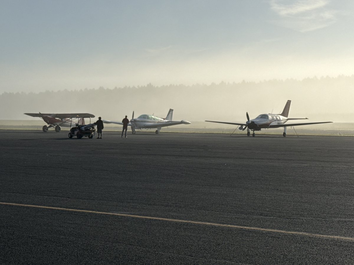 JUST GETTING STARTED. We’re beginning to move planes into place for FAMILY DAY @ the jetport. Today from 10 a.m. to 3 p.m. #RaleighExecFamilyDay