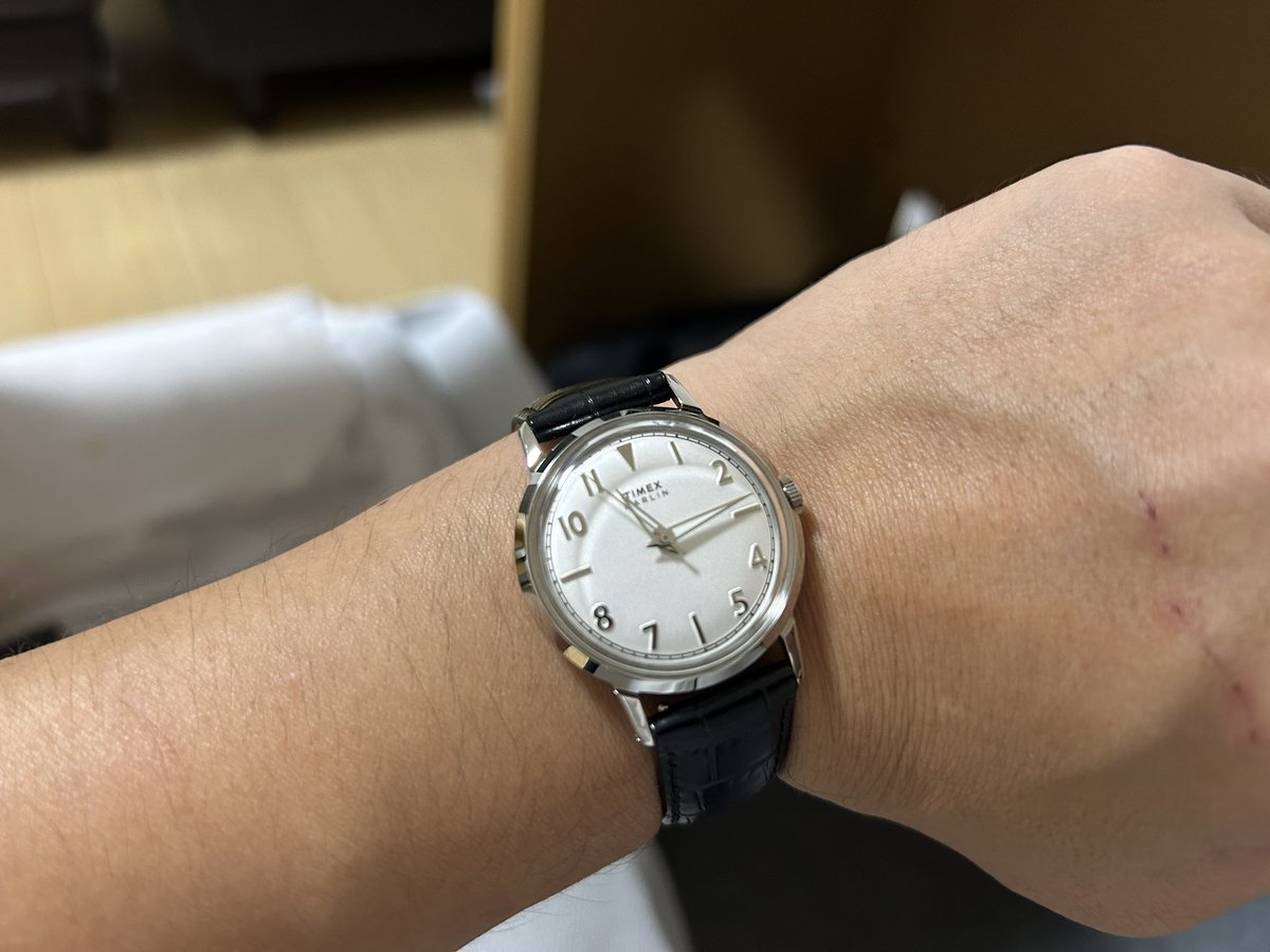 tadafuri0's tweet image. timexの時計買いました。
#timex